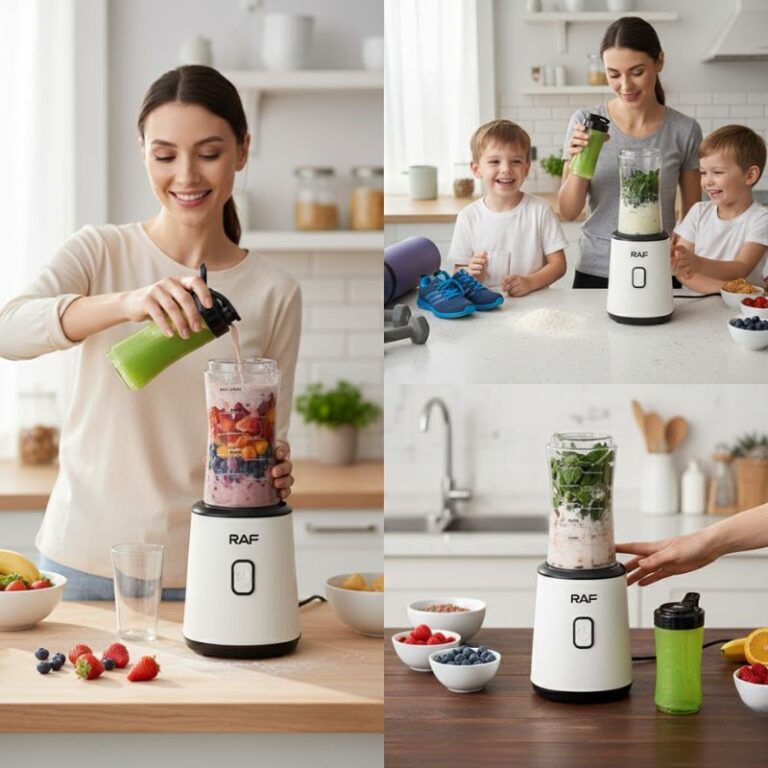 Blender de Cuisine Compact et Puissant â IdĂ©al pour Smoothies & Repas Express NESTO.MA