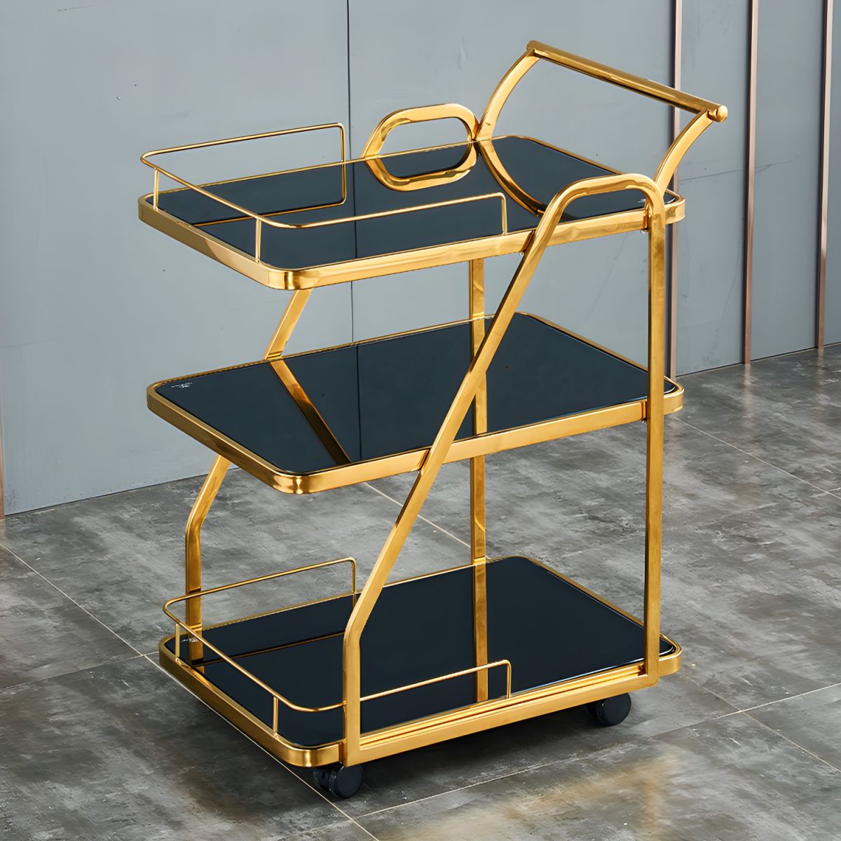 Table roulante contemporaine