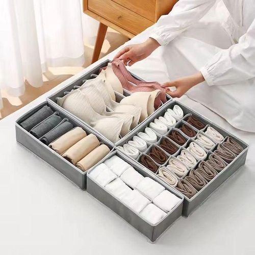 4Boîte de Rangement Pratique pour Sous-Vêtements