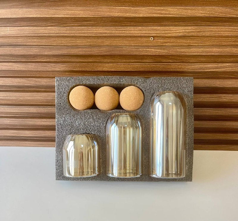 Boule en Verre FIG avec Couvercle â Stockage Alimentaire