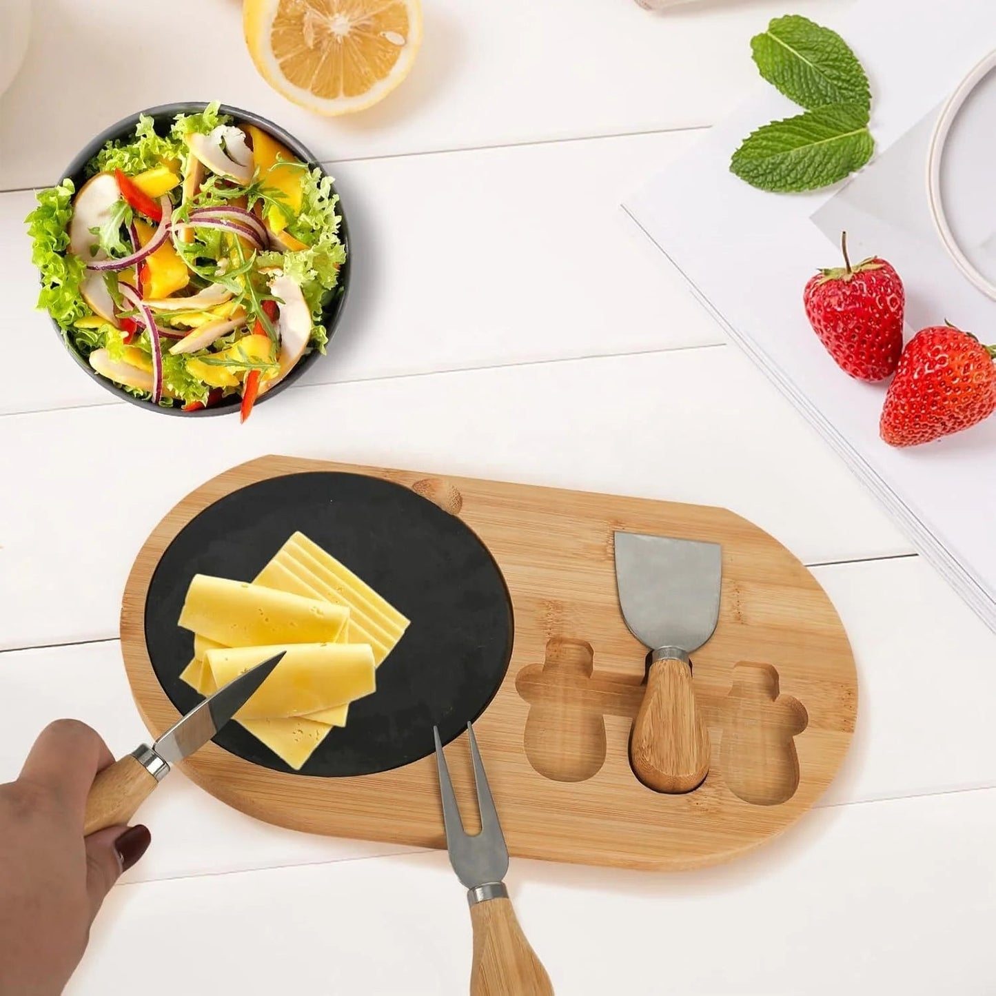 Ensemble Planche Ă  Fromage Luxe