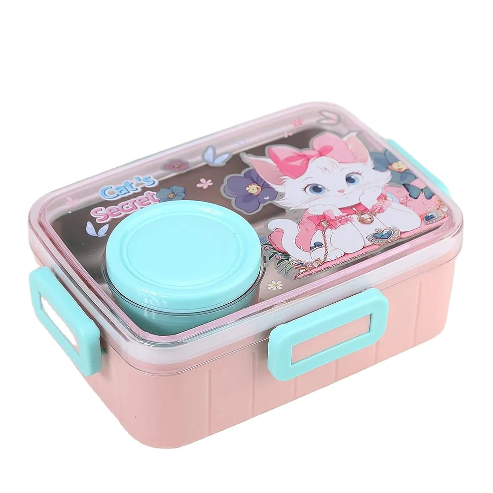 Boîte à lunch mignonne en acier inoxydable