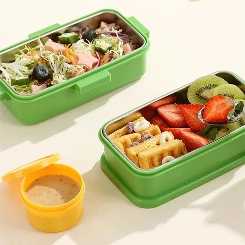 Boîte à Lunch en Acier Inoxydable – Pratique et Hygiénique NESTO  MAROC