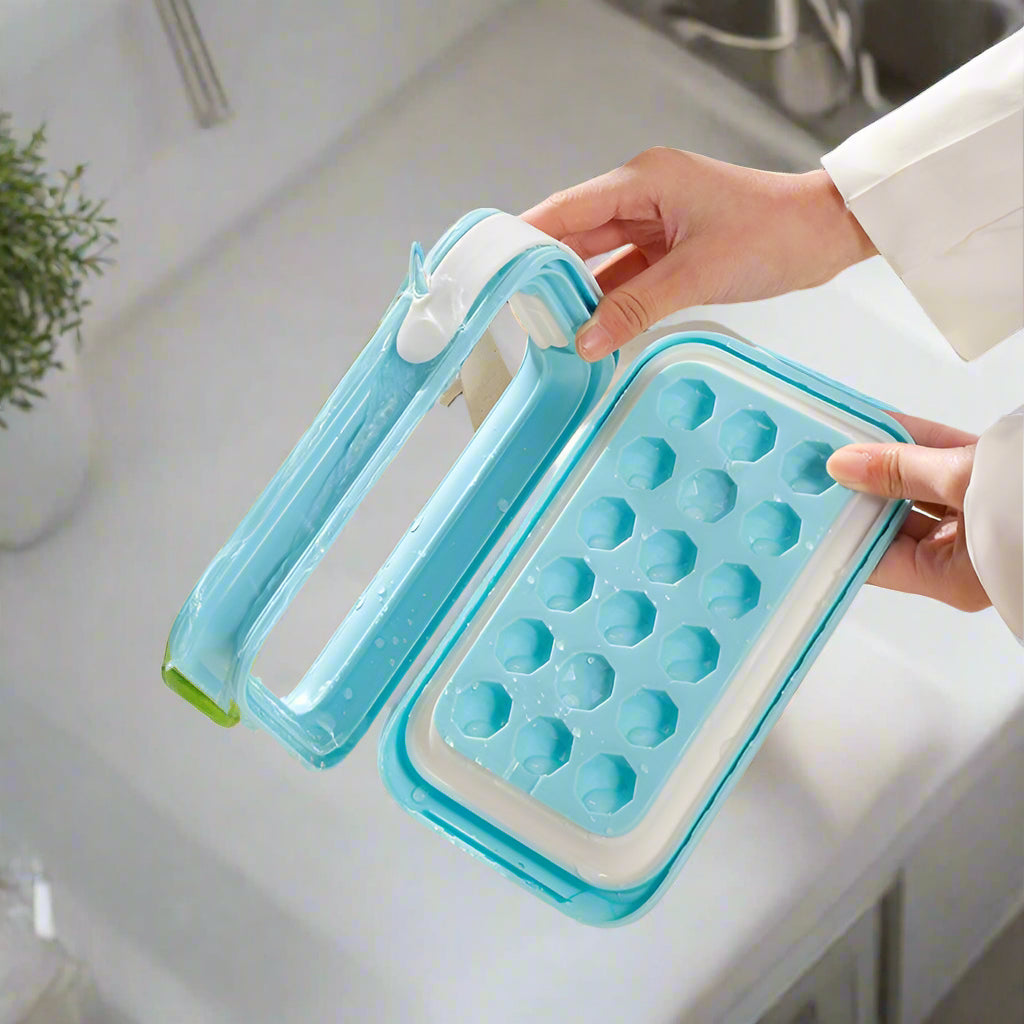 Moule à Glaçons Compact avec Poignée – 2 Piece