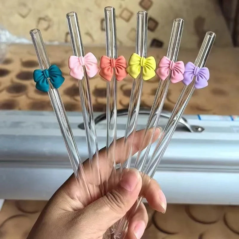 6 Tasse en Verre Ă  Bulles Multicolore