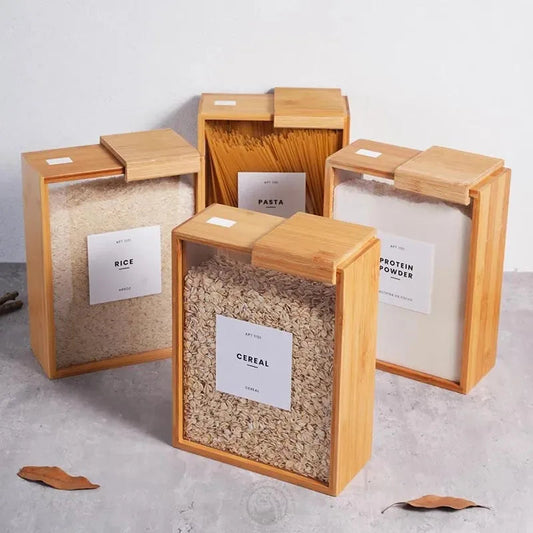 Distributeur de Nourriture en Bambou