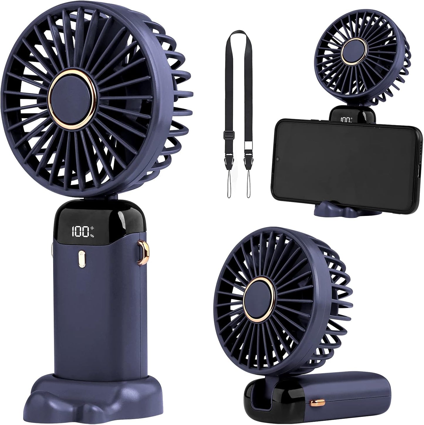 Mini Ventilateur Portable à Main – Pliable et Rechargeable USB