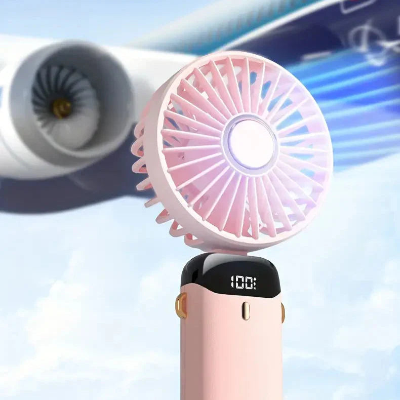 Ventilateur Portatif avec Écran et Batterie 3000mAh