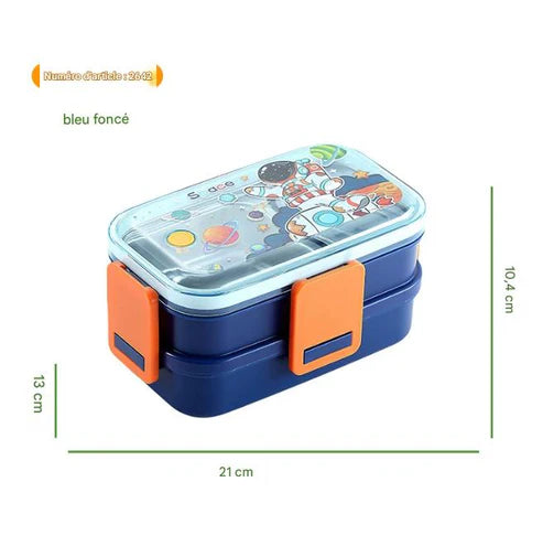 NESTO🎀 Boîte à lunch en acier inoxydable