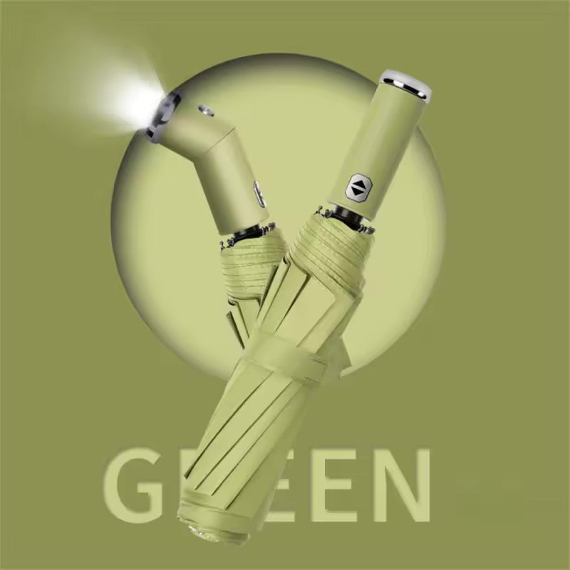 NESTO✨Parapluie LED de Sécurité, Coupe-Vent