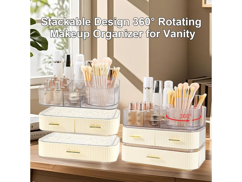 Rangement cosmétique empilable