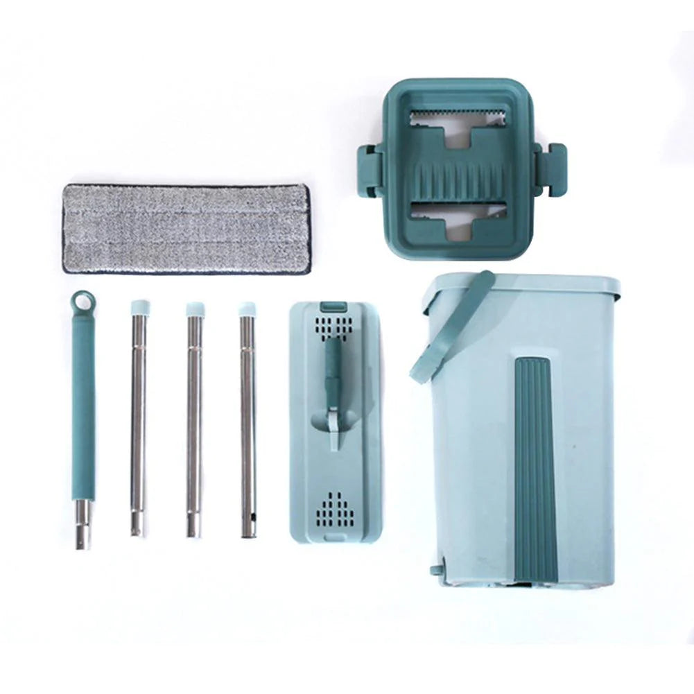 NESTO🧹Ensemble Balai Plat et Seau Nettoyage Efficace et Pratique pour Vos Sols