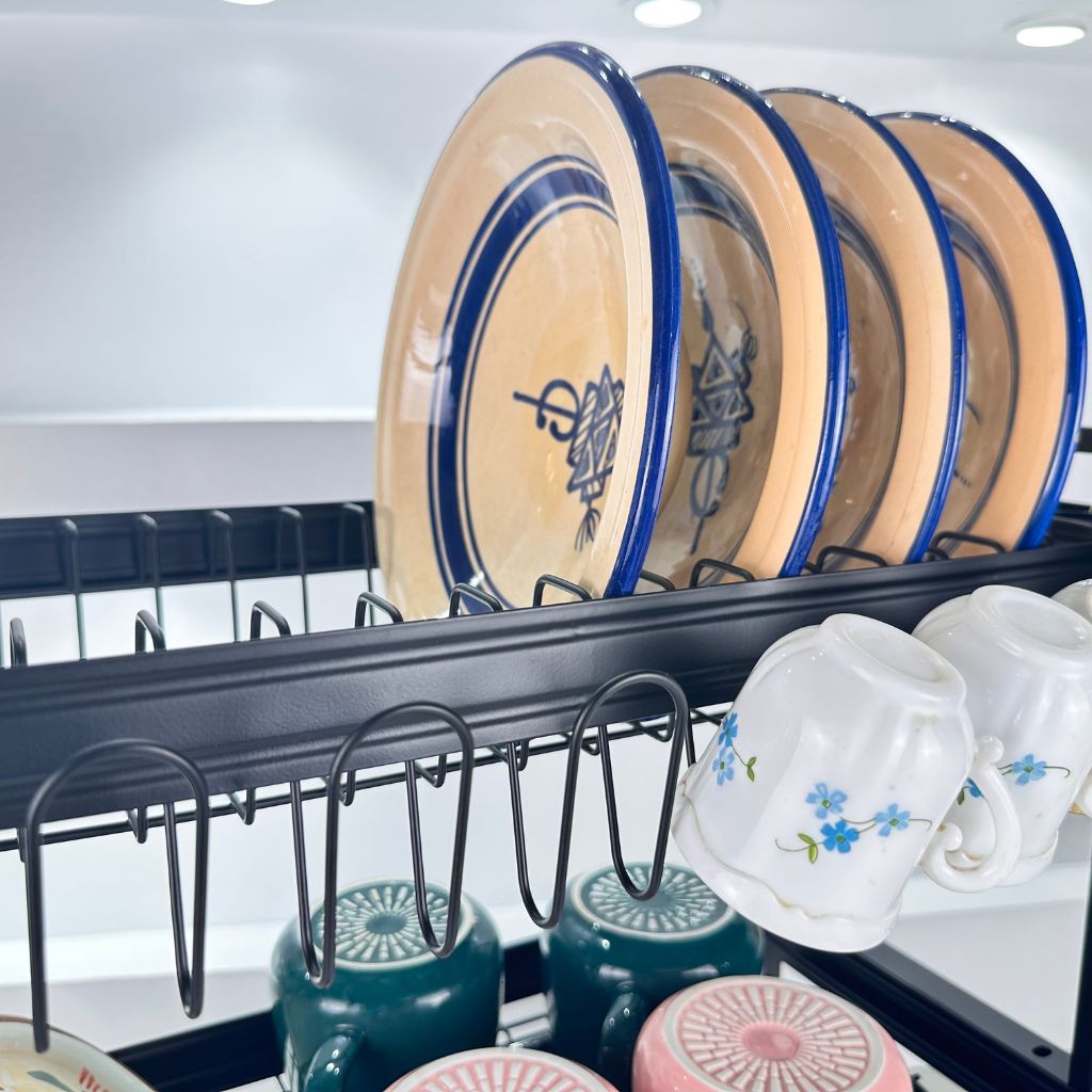 Égouttoir de Cuisine 3 Étages – Organisation Maximale et Gain de Place 🌿nesto.ma macro