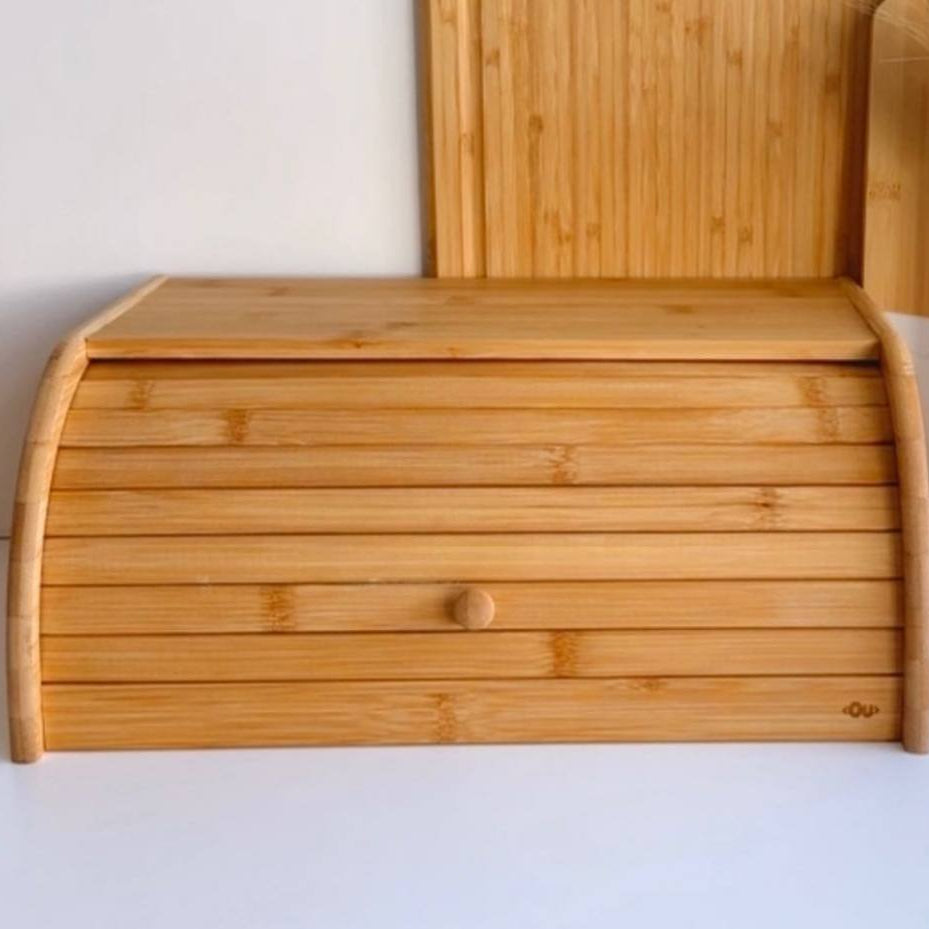 Boîte à Pain en Bois – Rangement Naturel et Élégant pour la Cuisine