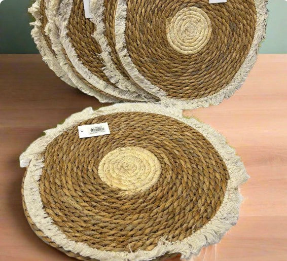 Table Ronds en Chanvre & Coton – Style Bohème Chic
