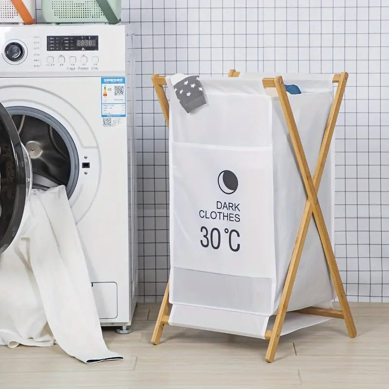 Panier à Linge Pliable Grande Capacité et Structure Robuste