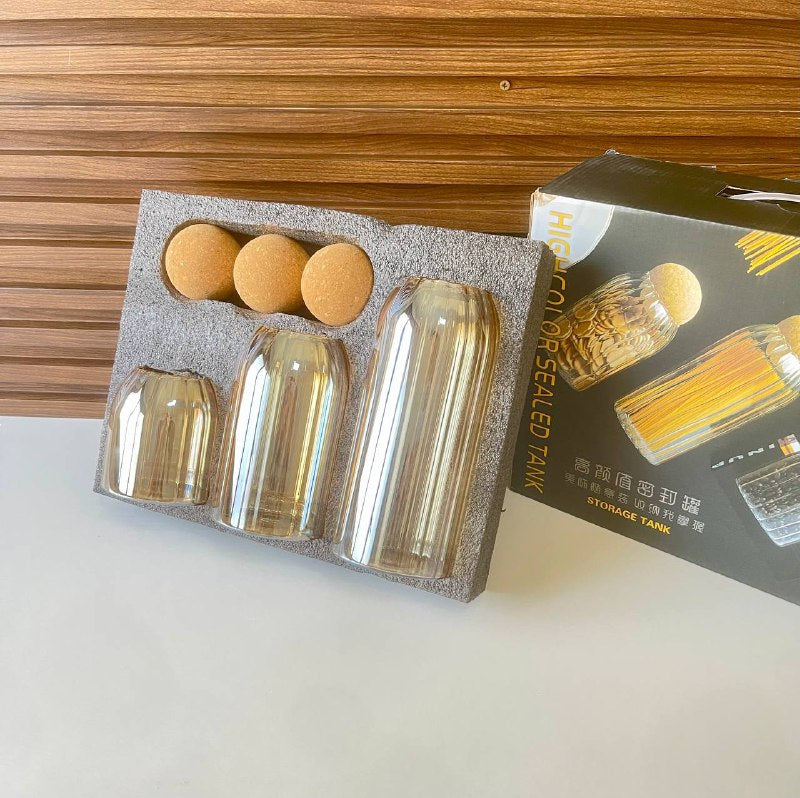 Boule en Verre FIG avec Couvercle â Stockage Alimentaire