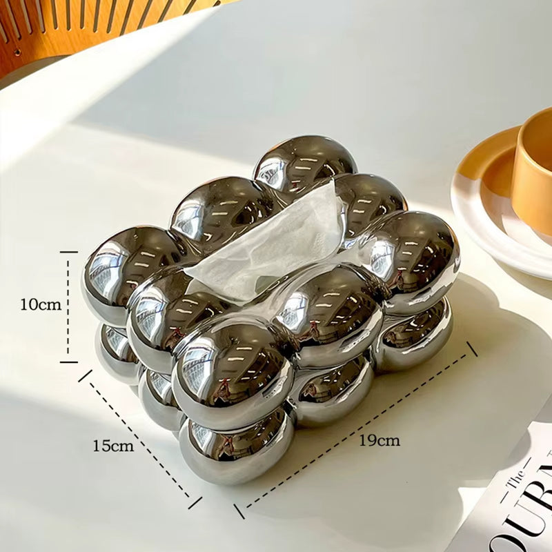 Boîte à Mouchoirs Moderne au Design Bubble – Chic et Contemporain