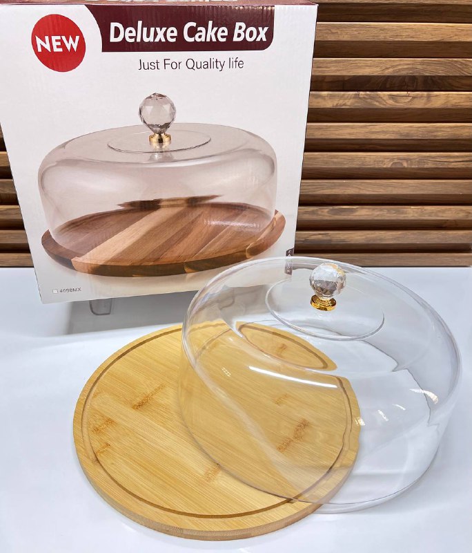 Présentoir à Cupcakes et Collations avec Couvercle