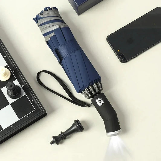 NESTO✨Parapluie LED de Sécurité, Coupe-Vent