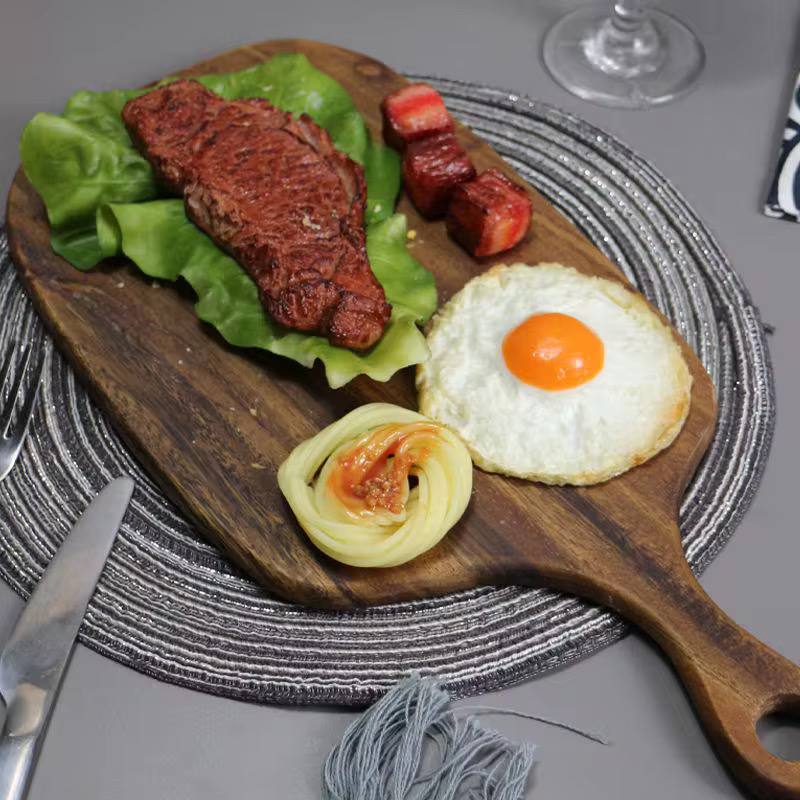 Bloc à Découper en Bois de Qualité – Hêtre & Noyer