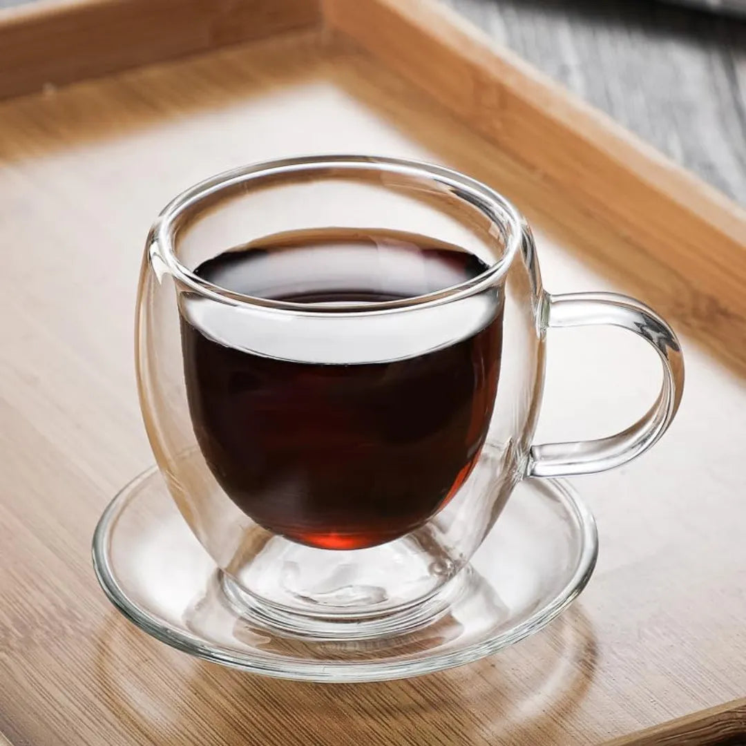 Lot 2 Tasses à Maté Double Paroi Acier Inoxydable - Avec Cuillère, Brosse Nettoyage, Isotherme 6-12h, Noir, Pour Thé, Café, Jus, Cadeau Parfait