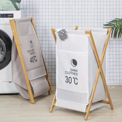 Panier à Linge Pliable Grande Capacité et Structure Robuste