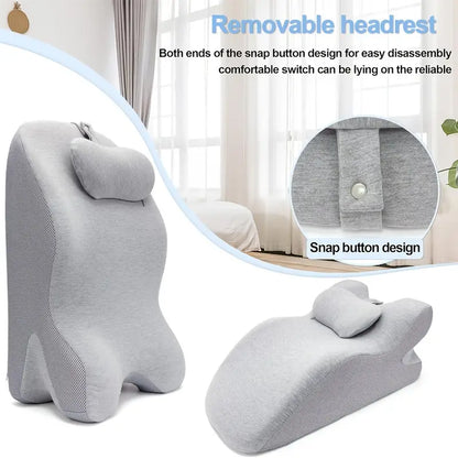 NESTO🎀Oreiller de soutien ergonomique doux, housse lavable, oreiller torsadé, visage vers le bas, sommeil relaxant, lecture