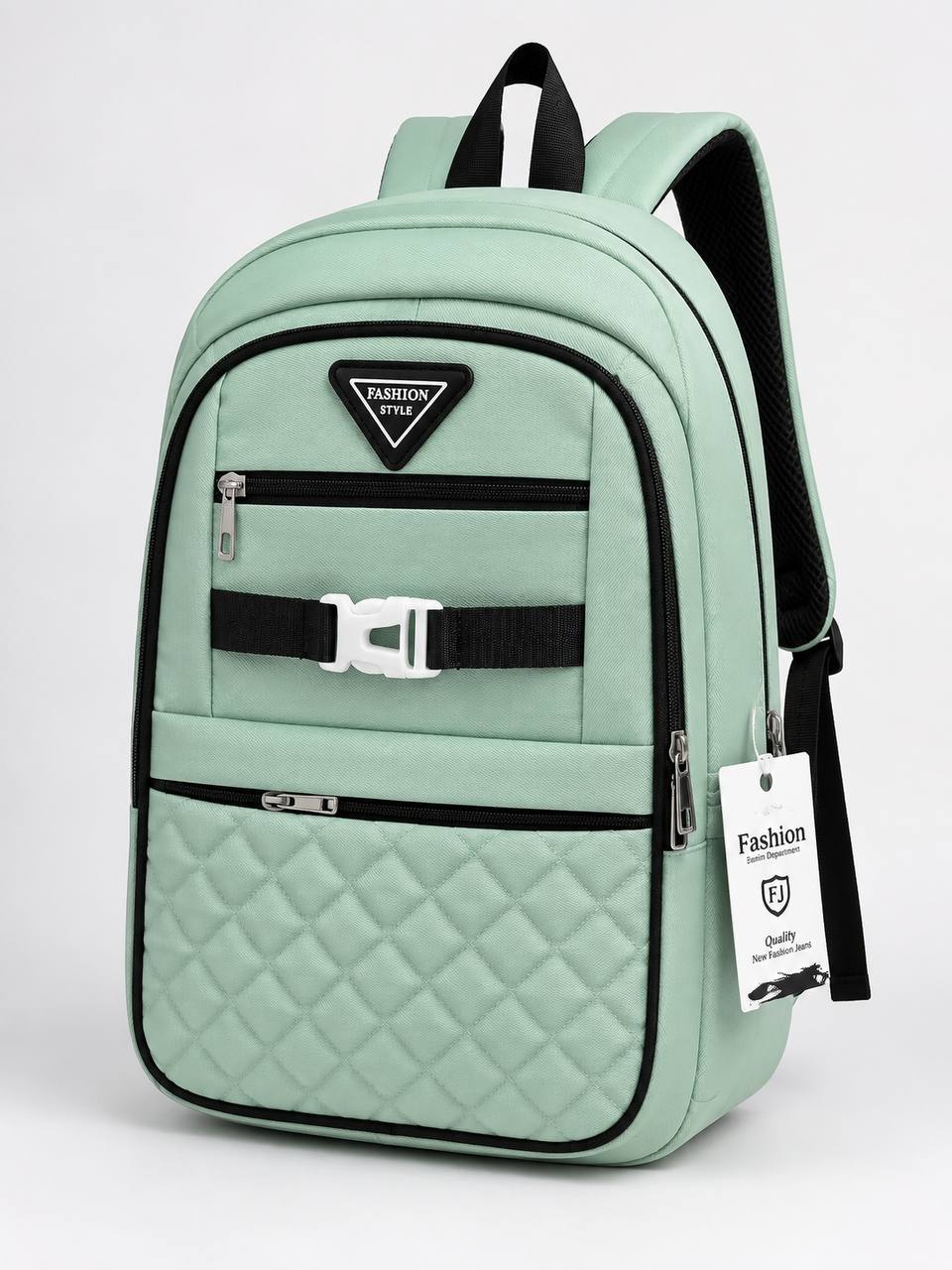 Sac à Dos Urbain Matelassé avec Boucle Frontale – Style Fashion & Décontracté