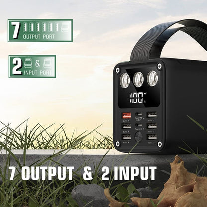 batterie externe 60000mAh, power bank haute capacité, charge rapide USB-C, batterie portable avec écran LCD, batterie de secours voyage, powerbank PD 3.0