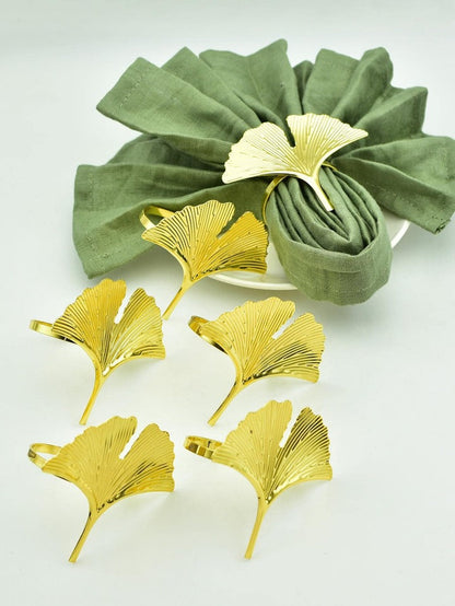 Lot de 6 anneaux de serviette en  mariage, et décoration de table à manger