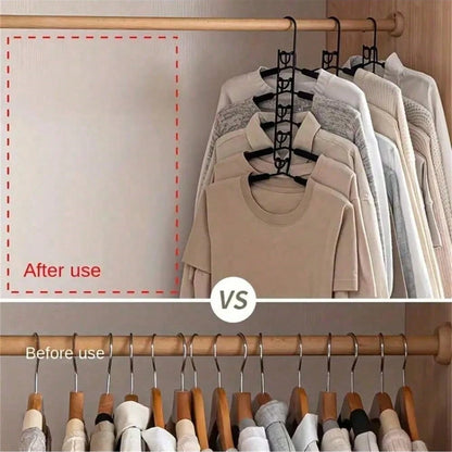 👕 Cintre 5 Étages Superposé – Gain de Place & Organisation du Dressing