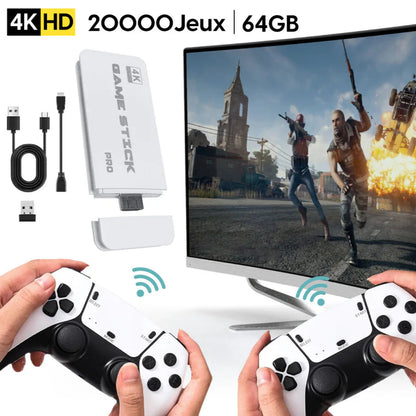 Console Rétro HDMI 4K avec 20 000 Jeux Intégrés NESTO  MAROC