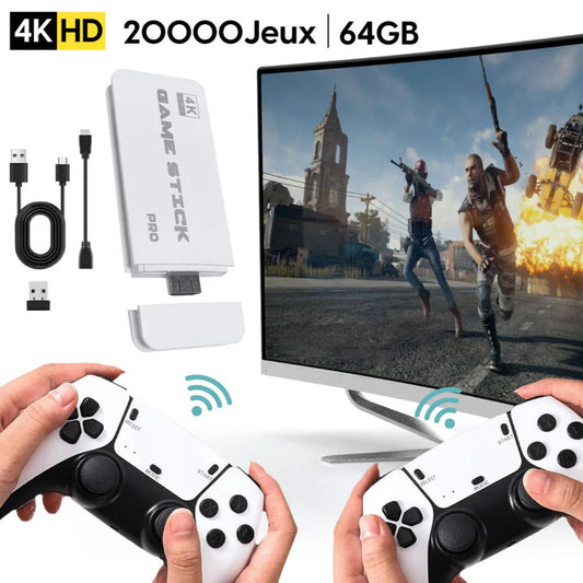Console Rétro HDMI 4K avec 20 000 Jeux Intégrés NESTO  MAROC