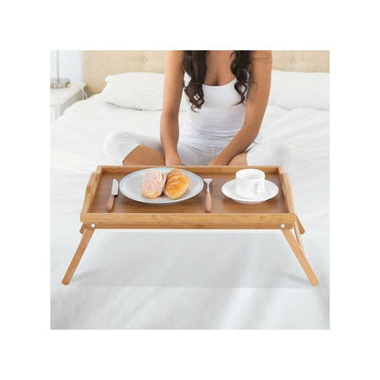Table Plateau Pliable Portable – Bureau de Lit & Plateau Café Multifonction ☕ NESTO.MA