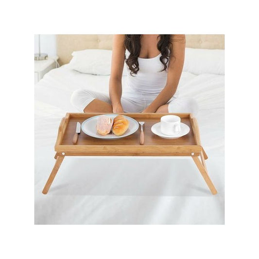 Table Plateau Pliable Portable – Bureau de Lit & Plateau Café Multifonction ☕ NESTO.MA