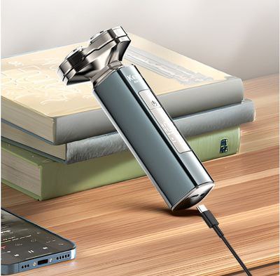 🪒Rasoir Électrique EMEI KM-T87 – 3 Lames Flottantes