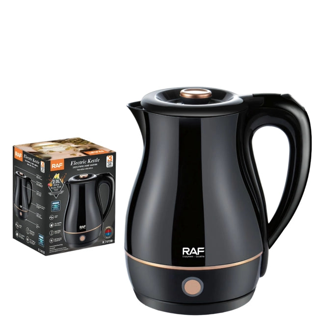 Bouilloire Électrique RAF R.7415B 2L 1500W – Chauffe Rapide