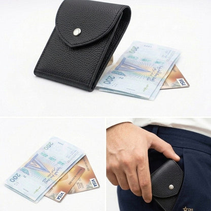 Portefeuille en Cuir Véritable pour Homme - Élégance et Durabilité