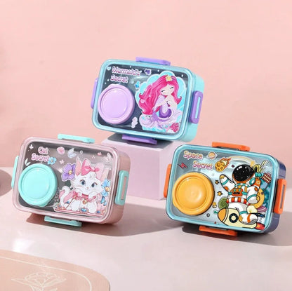 Boîte à lunch mignonne en acier inoxydable