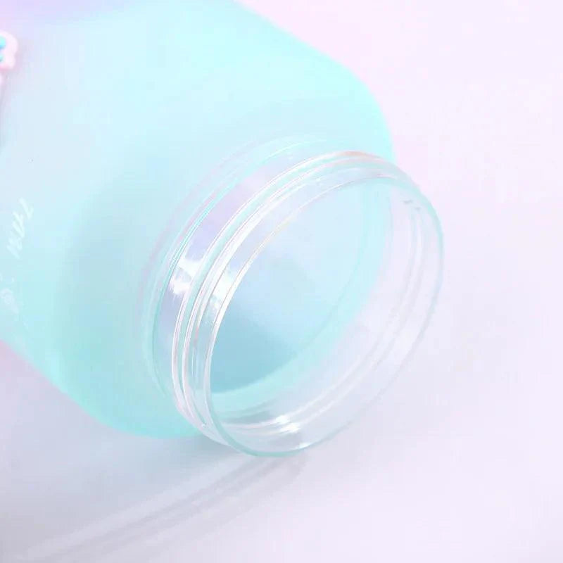 3 Bouteilles dégradées avec messages inspirants – motivation