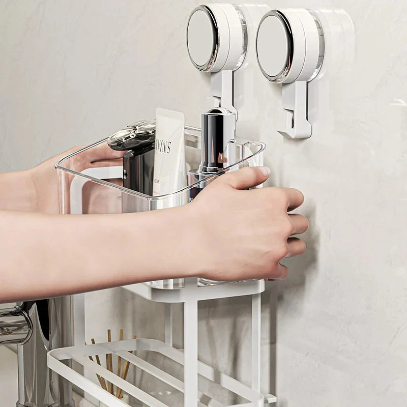 Support Mural Sans Poinçon Multi-Usages 🛠️ | Porte-Papier & Rangement en Fer Art Durable