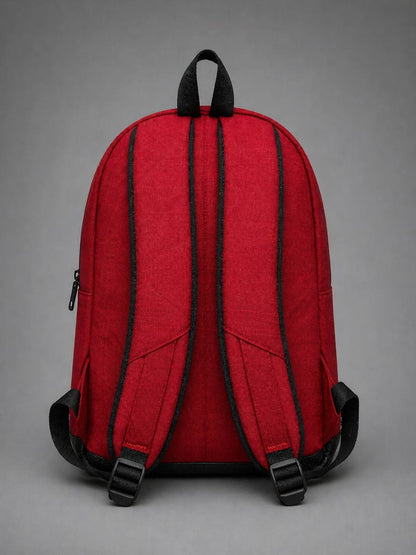 🎒 Sac à Dos Urbain Rouge & Noir – Élégant, Pratique et Moderne