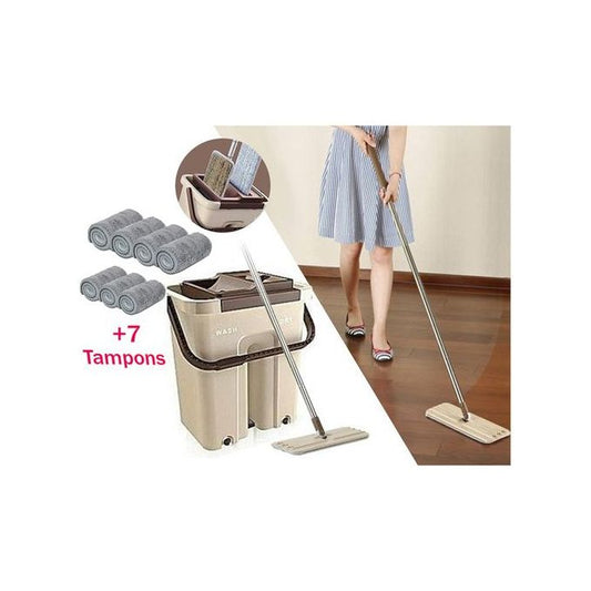 Balai Magique 360° – Nettoyer Sans Effort, Sans Mains Mouillées !