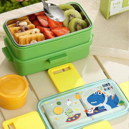 Boîte à Lunch en Acier Inoxydable – Pratique et Hygiénique NESTO  MAROC