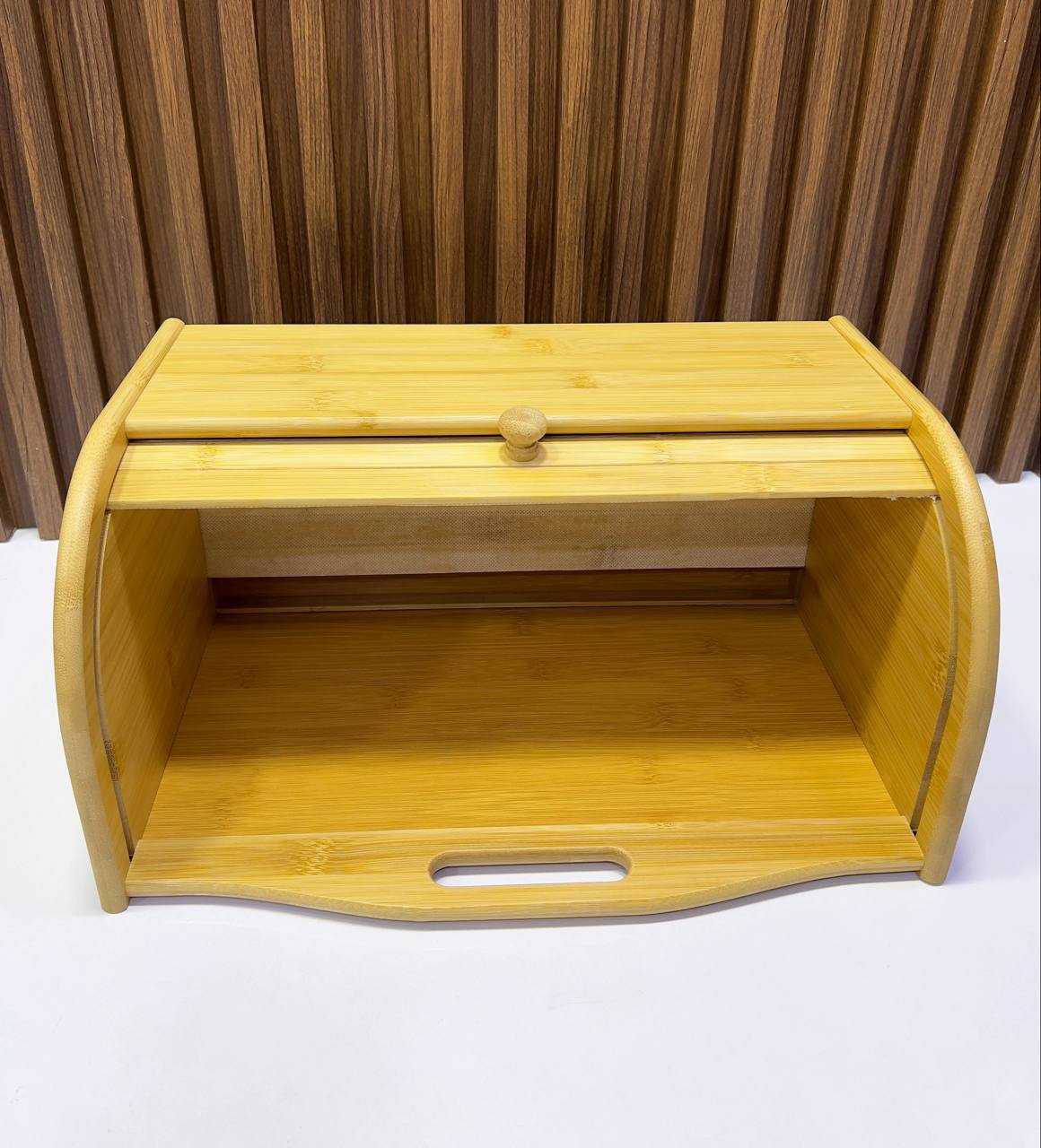 Boîte à Pain Bambou – Design Naturel & Couvercle Pratique