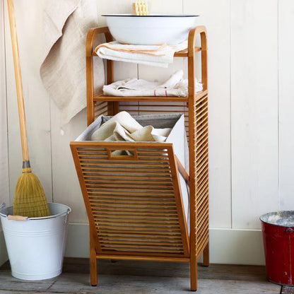 NESTO🧺Panier à Linge Multifonctionnel avec Division – Organisateur Maison