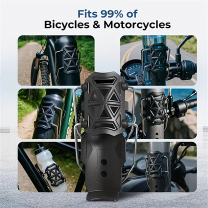 🚴 Support Porte-Bouteille Moto & Vélo – Serrage Automatique 360°