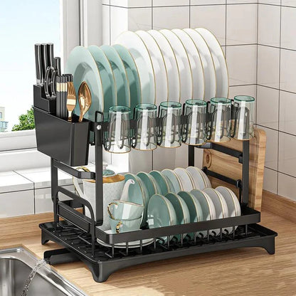 Égouttoir de Cuisine en Acier Inoxydable – Robuste et Élégant