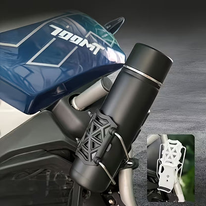 🚴 Support Porte-Bouteille Moto & Vélo – Serrage Automatique 360°